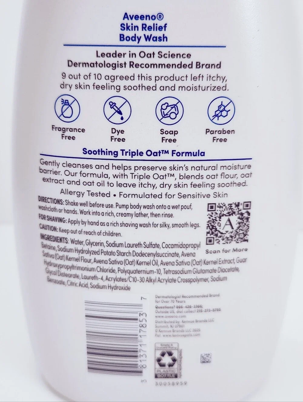 💚2/$20 Aveeno Skin Relief Body Wash for Dry Skin